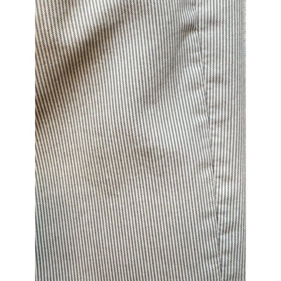 Express Photographer Men's Straight Pants Flat Front Size 34/32 Gray Pinstripe - Picture 5 of 15